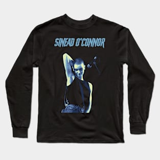 Sinead O Connor Blue Long Sleeve T-Shirt